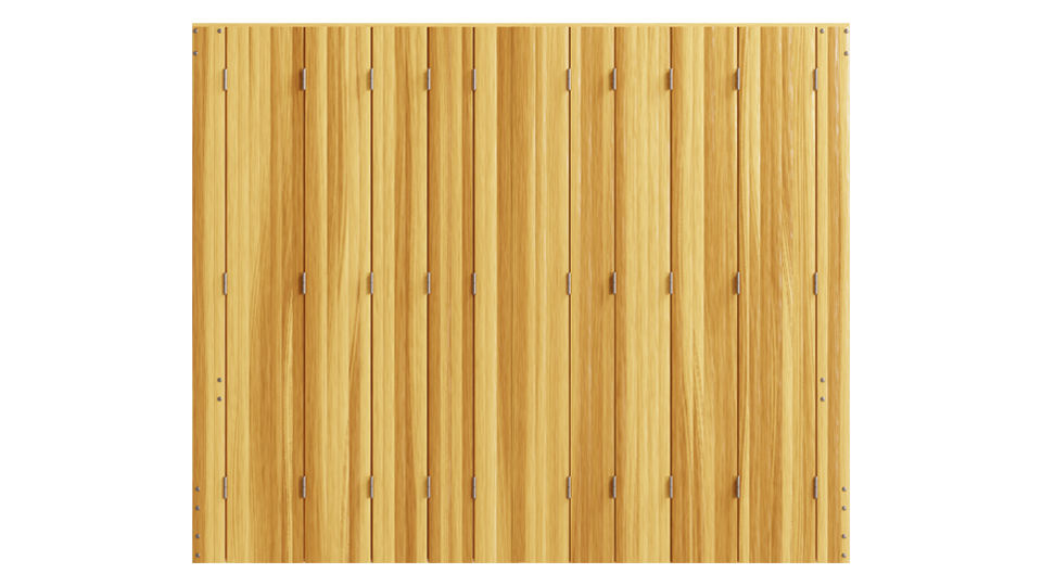 Persienne repliable bois 10 vantaux