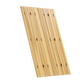 Persienne repliable bois à vernir 6 vantaux projection