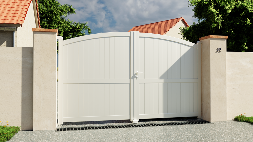 Portail battant aluminium Bayonne