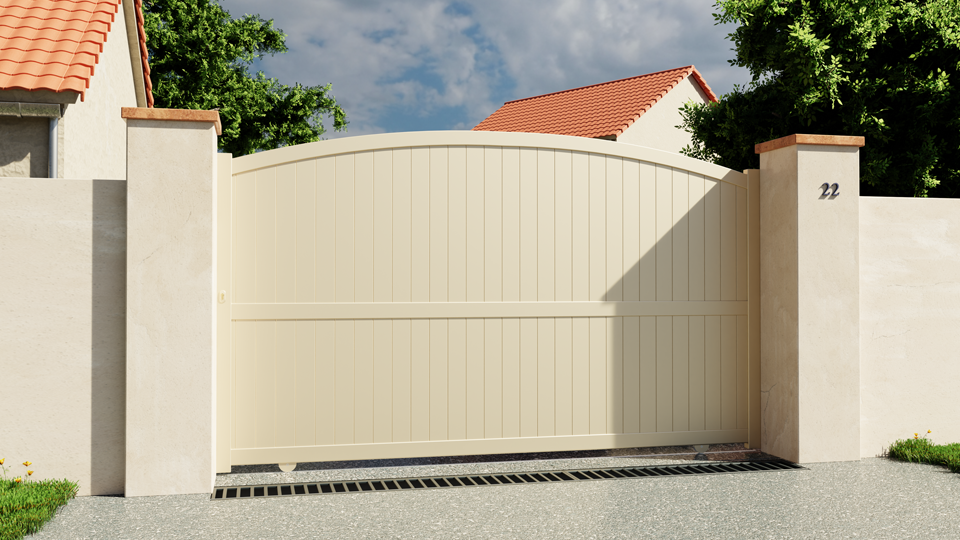 Portail coulissant aluminium Bayonne