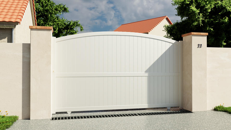 Portail coulissant aluminium Bayonne