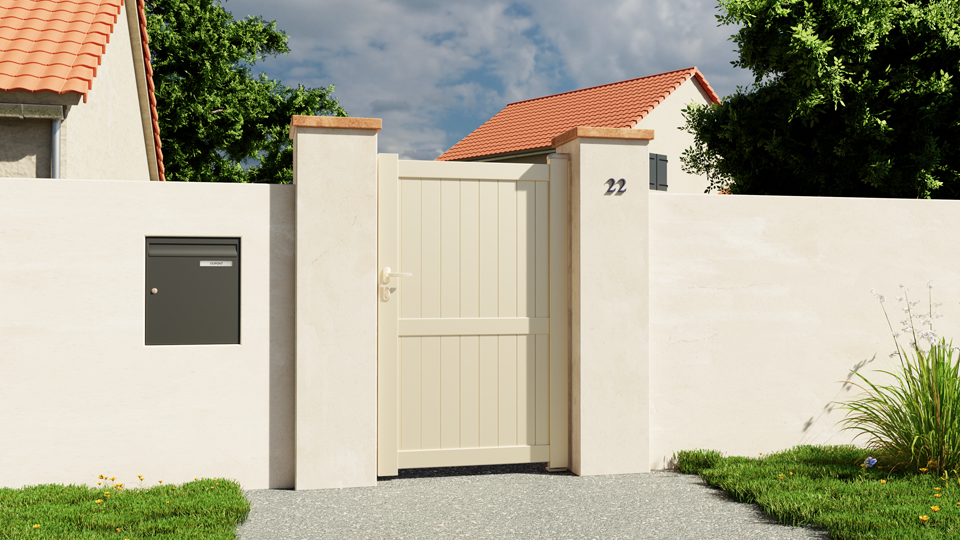 Portillon en aluminium Bayonne