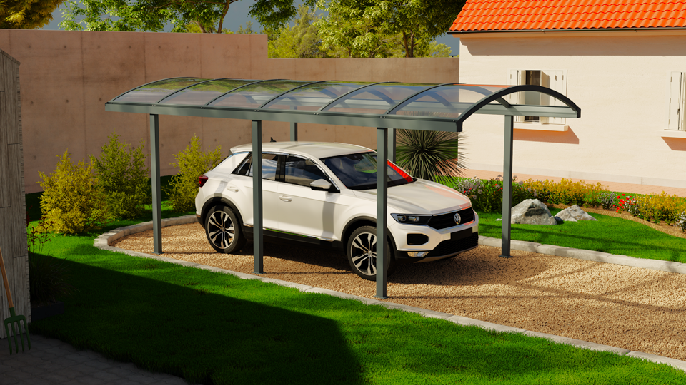 Carport aluminium autoporté GAP