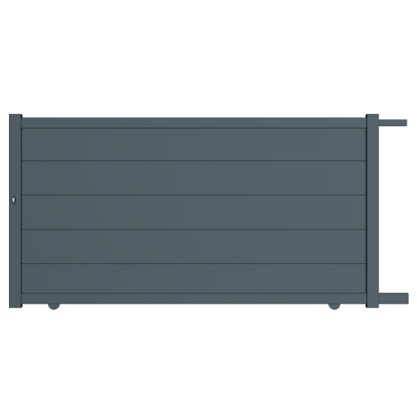 Portail coulissant aluminium Rouen