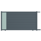 Portail coulissant aluminium Bordeaux