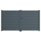 Portail battant aluminium Lens