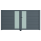 Portail battant aluminium Bordeaux