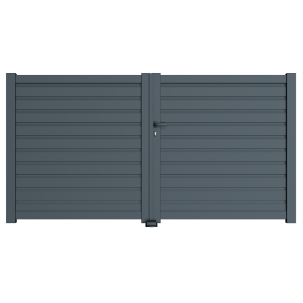 Portail battant aluminium Roubaix