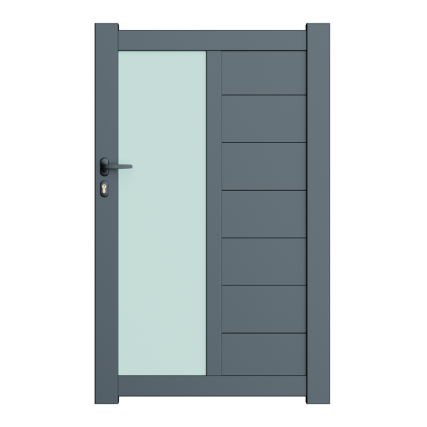 Portillon en aluminium Bordeaux
