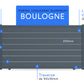Portail coulissant aluminium Boulogne