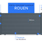 Portail coulissant aluminium Rouen