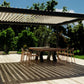 Pergola bioclimatique adossée lames parallèles Antibes
