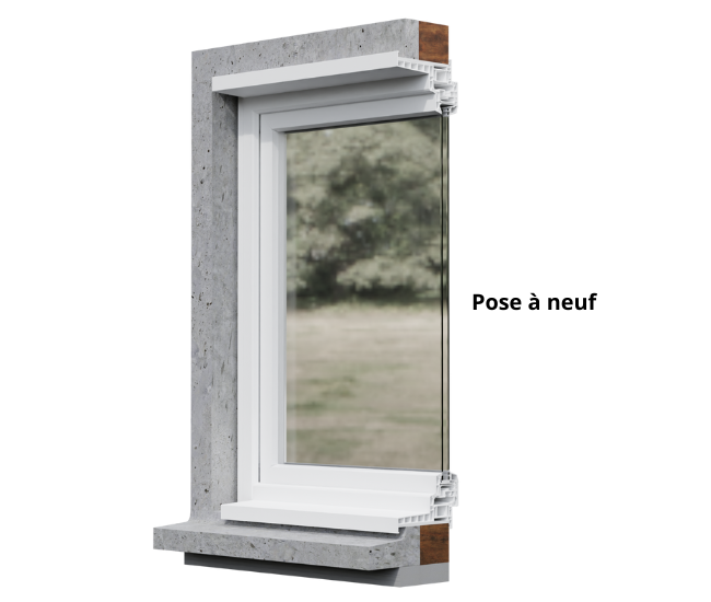 Fenêtre PVC 2 vantaux ISO
