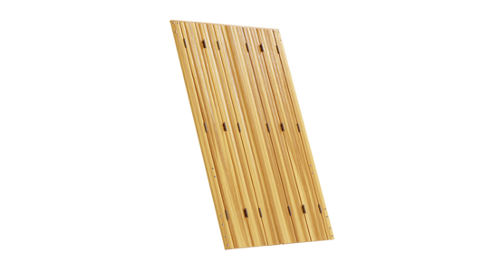 Persienne repliable bois 6 vantaux projection