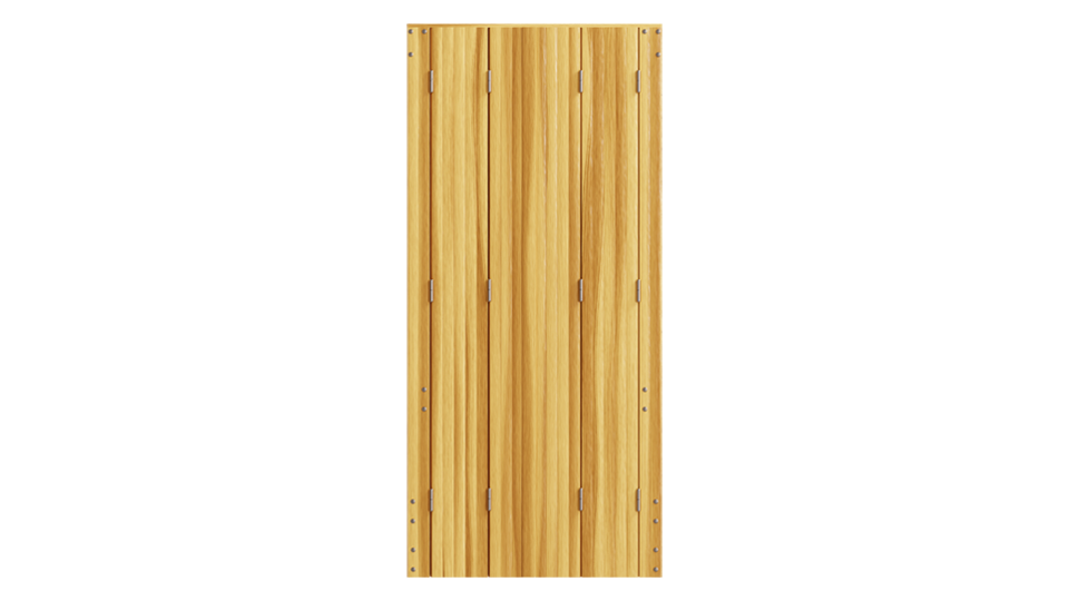 Persienne repliable bois 4 vantaux