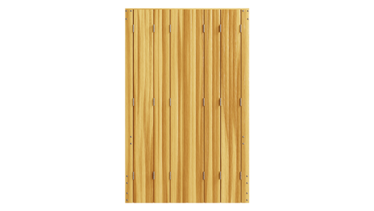 Persienne repliable bois 6 vantaux