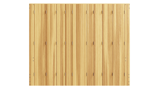 Persienne repliable bois à vernir 10 vantaux