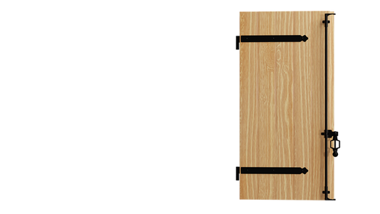 Volet battant PVC plaxé 1 vantail 28mm