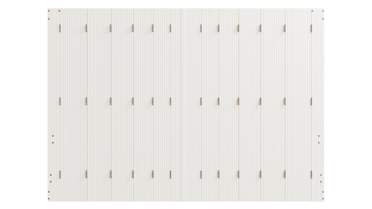 Persienne repliable PVC 12 vantaux