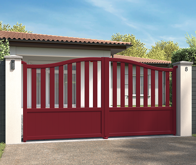 Portail battant aluminium Cestas