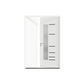 Porte d'entrée PVC Auterive 2 vantaux inégaux