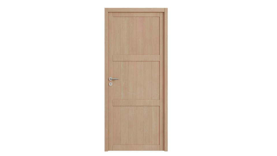 Porte d'intérieur battante aggloméré Bayac