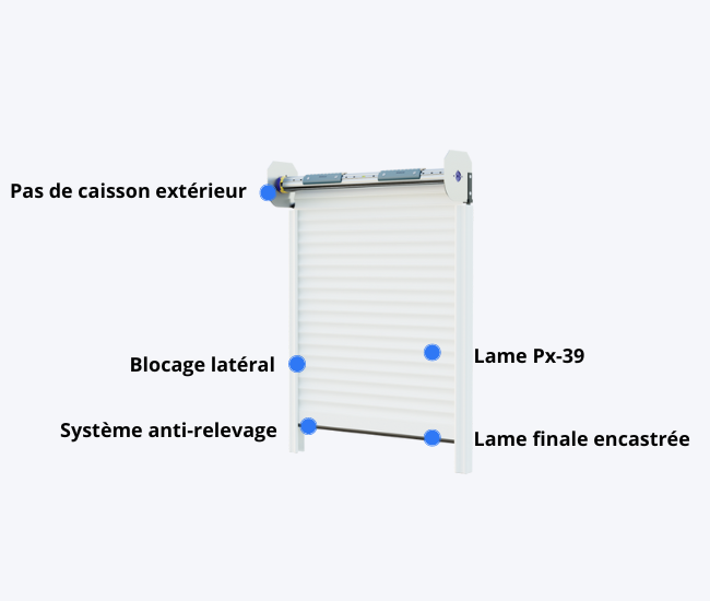 Volet roulant presto solaire