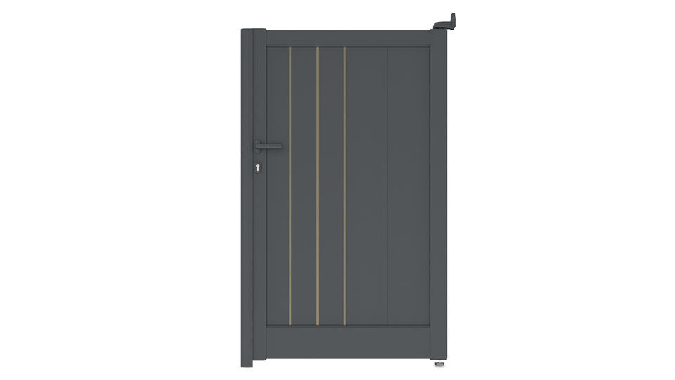 Portillon en aluminium Florange