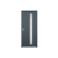Porte d'entrée aluminium Lizières monocoloration