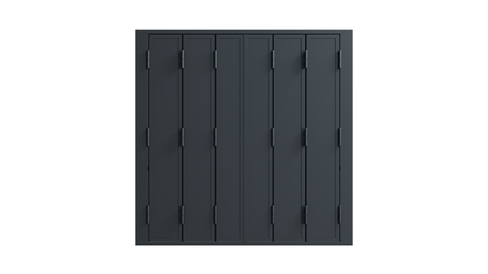 Persienne repliable aluminium 6 vantaux