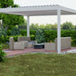 Pergola bioclimatique autoportée Mougins 4 pieds