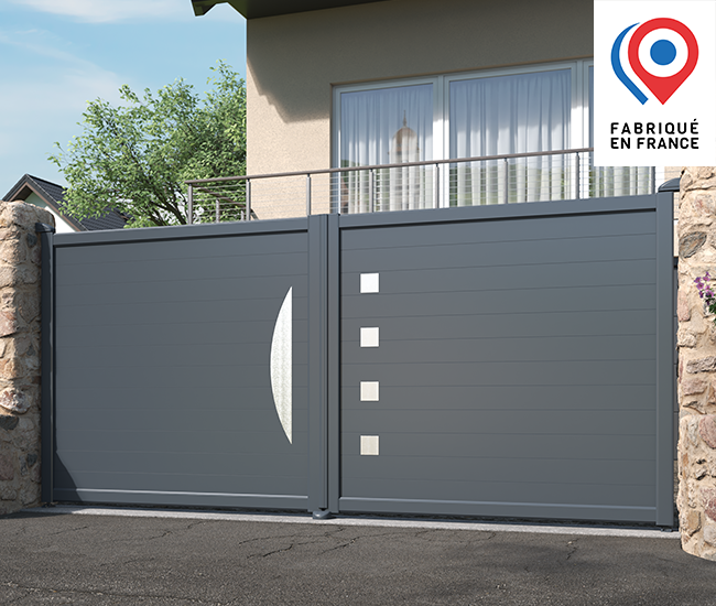 Portail battant aluminium Allonnes