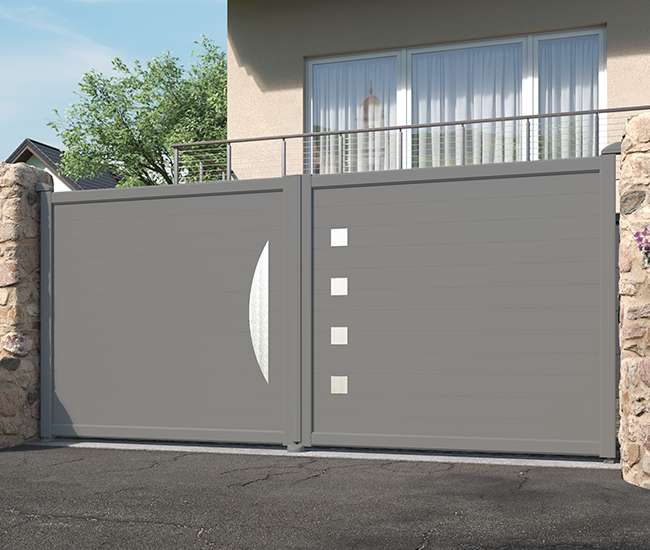 Portail battant aluminium Allonnes