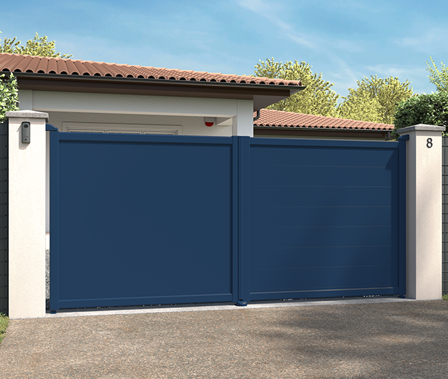Portail battant aluminium Epron