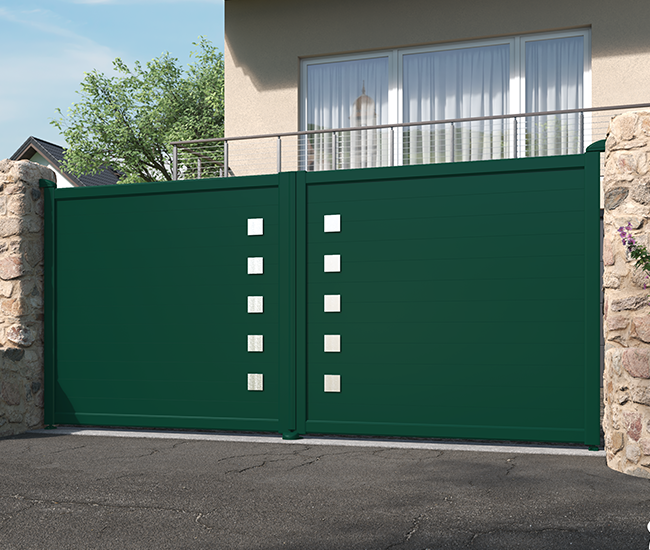Portail battant aluminium Senlis