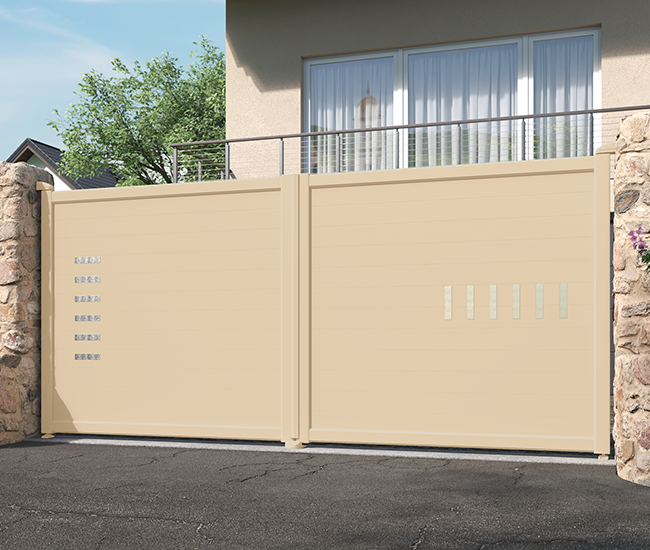 Portail battant aluminium Soissons
