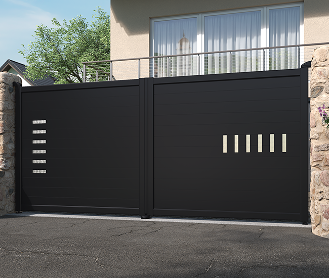 Portail battant aluminium Soissons