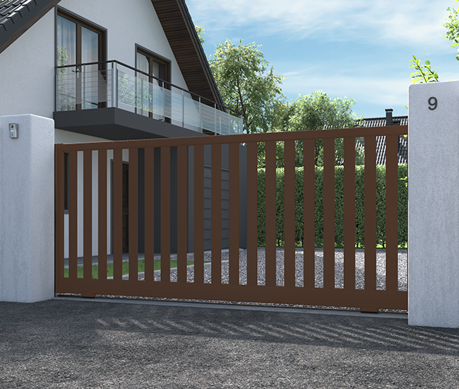 Portail coulissant aluminium Anglet