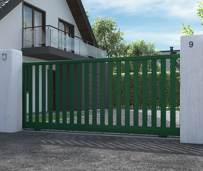 Portail coulissant aluminium Anglet