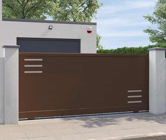 Portail coulissant aluminium Bergerac
