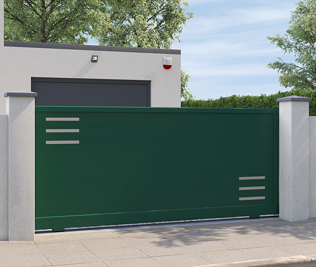 Portail coulissant aluminium Bergerac