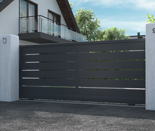 Portail coulissant aluminium Castres