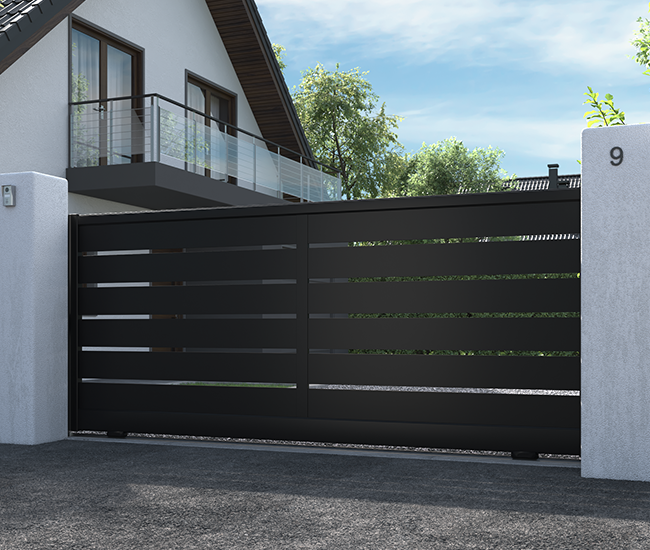 Portail coulissant aluminium Castres