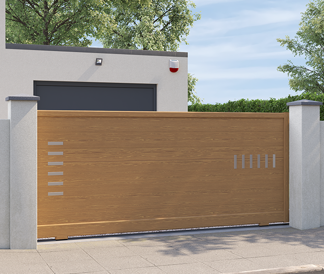 Portail coulissant aluminium Chauny