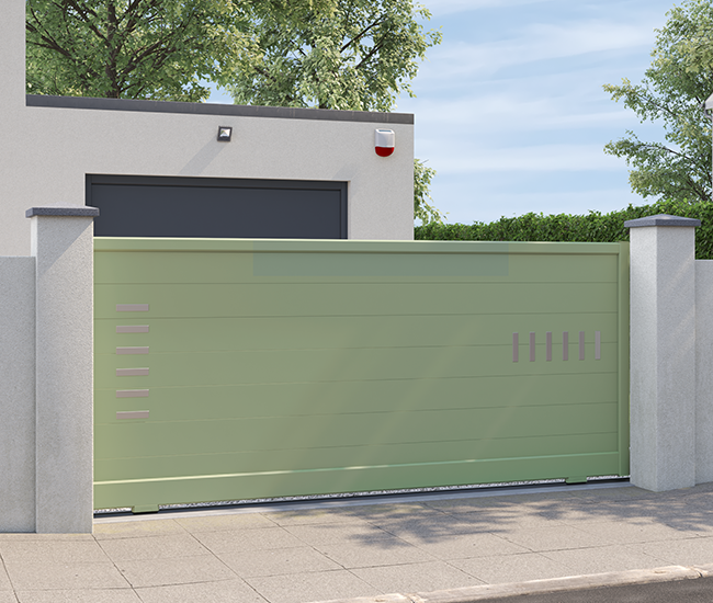 Portail coulissant aluminium Chauny