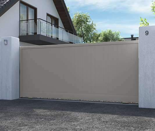 Portail coulissant aluminium Clairefontaine