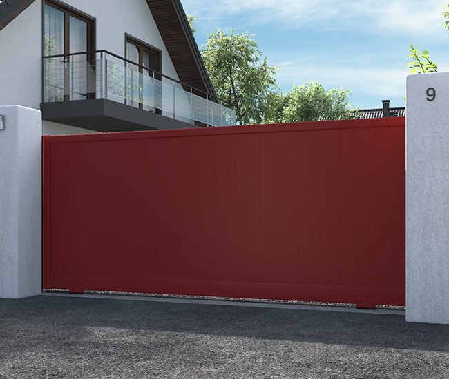 Portail coulissant aluminium Clairefontaine