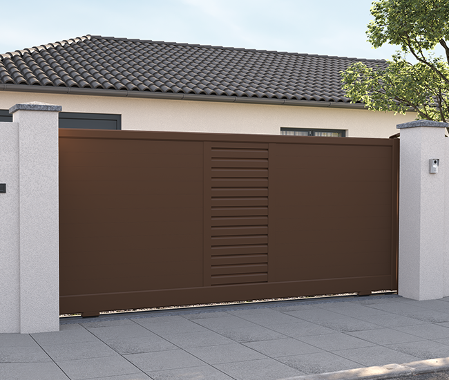 Portail coulissant aluminium Vallauris