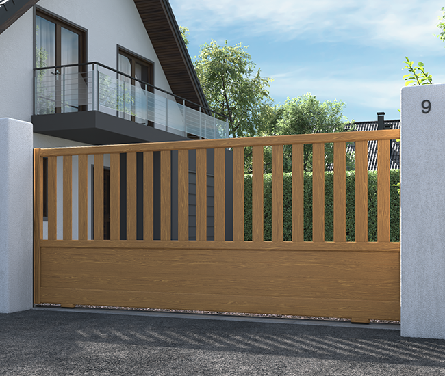 Portail coulissant aluminium Vincennes