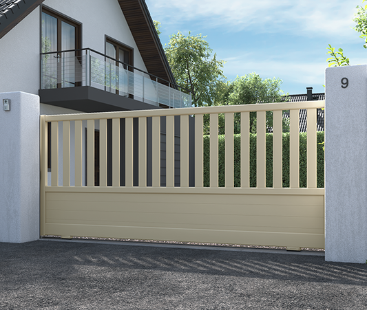 Portail coulissant aluminium Vincennes